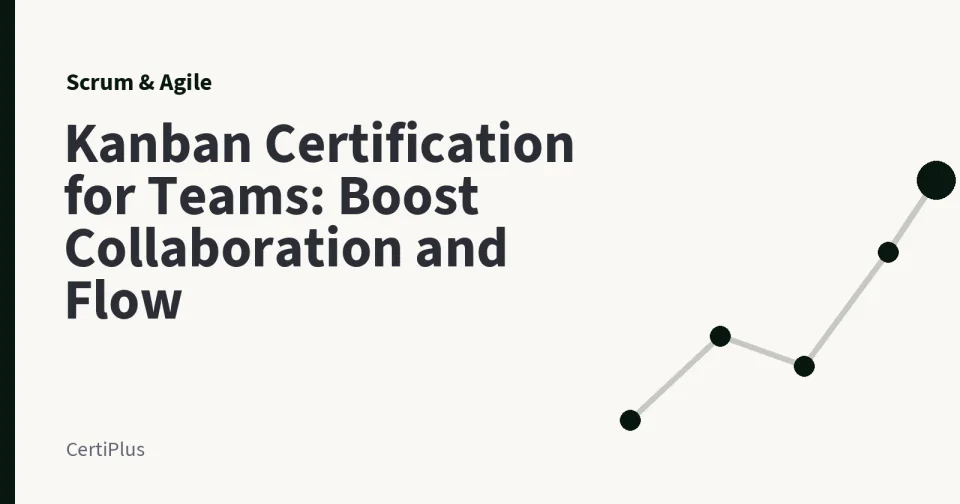 Kanban Certification for Teams: Boost Collaboration and Flow